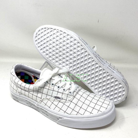 🎄SALE🎄 VANS Era (U-Color) Canvas Checkerboard White Men's Size VN0A4U391UG - Picture 4 of 9